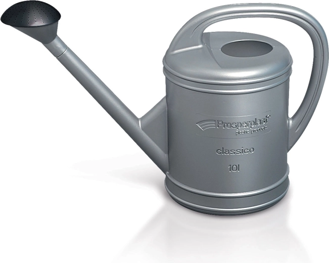 Dārza lejkanna Classico 10 l – Prosperplast, sudraba