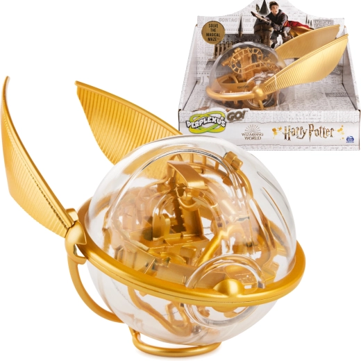 Perplexus Go! Zelta ķērājs – 3D lodīšu labirints HARRY POTTER