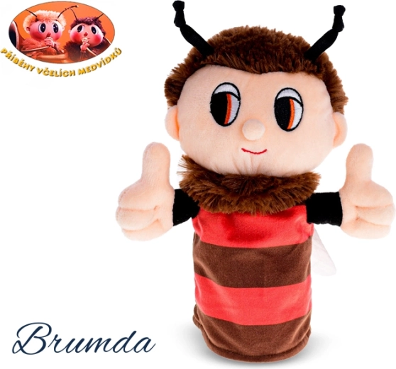 Plīša rokas lelle Brumda “Stāsti par bišu lācēniem” 24 cm – 1 gab.