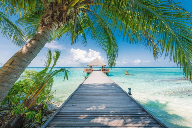 Puzzle Dream Beach in the Maldives, 4000 Pieces