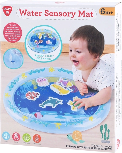 Playgo ūdens sensorais paklājiņš zīdaiņiem