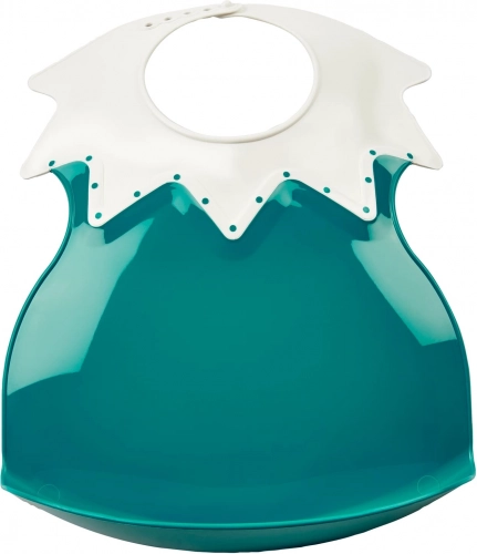 Plastmasas priekšautiņš ar apkaklīti Deep Peacock