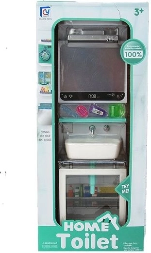 Children’s battery-powered bathroom furniture set in a box