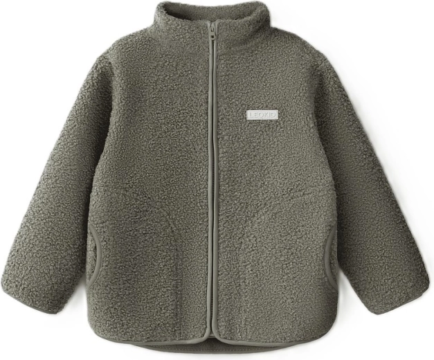 Flīsa jaka LEOKID Theo vetiver green izm. 104