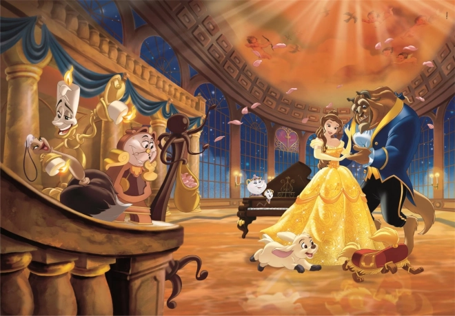 Puzzle Disney princeses Skaistule un Briesmonis 1000 gabaliņu