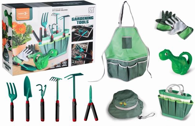 JANOD dārza komplekts mazajiem dārzniekiem ar lejkannu