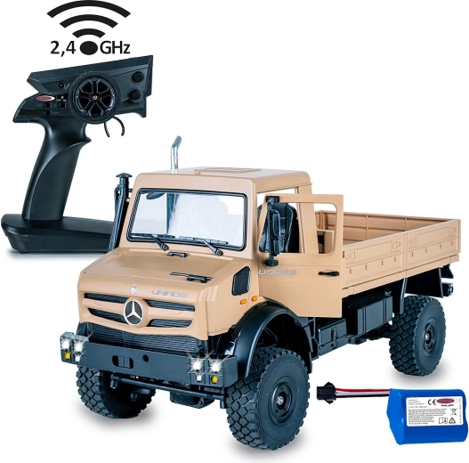 RC Mercedes-Benz Unimog U5023 1:14 beige off-road vehicle