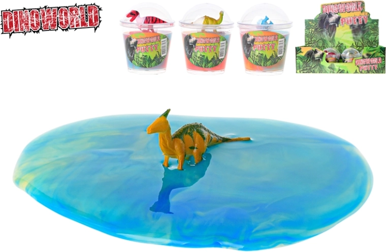 Dinoworld gļotas ar dinozauru trauciņā