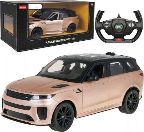 Rastar RC RANGE ROVER SPORT SV 1:14 zelta tālvadības modelis