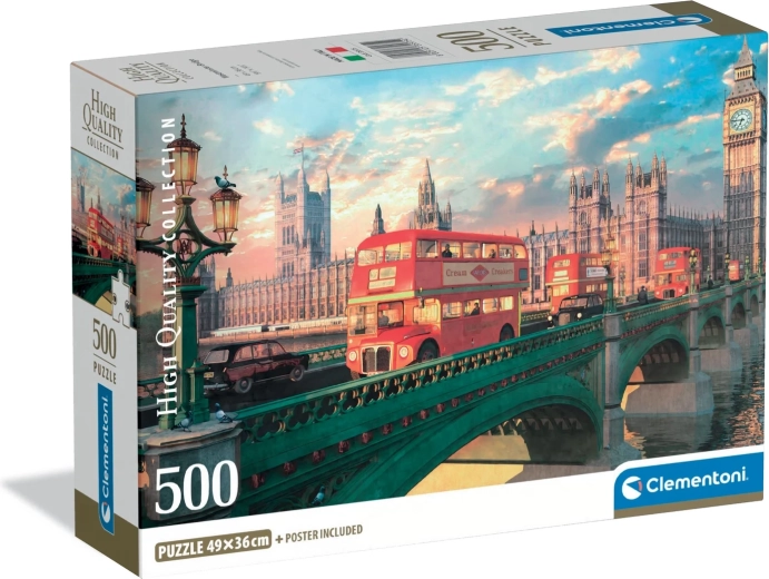 Clementoni puzle Londona – Vestminsteras tilts 500 gabali