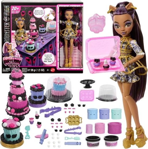 Monster High Scary-Sweet Birthday – Clawdeen Wolf Cake Decorating Set