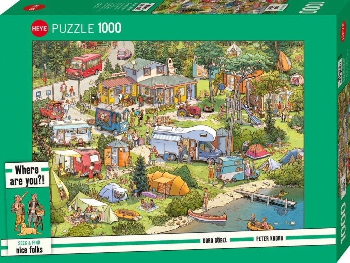 Heye puzzle Seek & Find: Camping, 1000 pieces