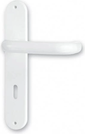 Durvju rokturis Standard 72, balts plastmasas