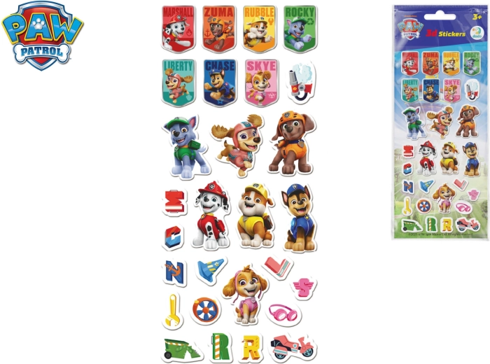 Paw Patrol 3D uzlīmju komplekts