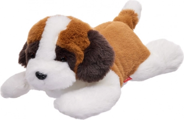 Plīša senbernārs guļus 35 cm