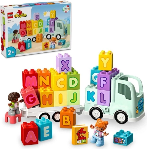Lego Duplo kravas auto ar alfabētu
