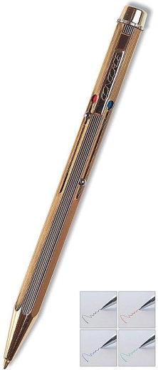 Concorde Classic 4-color ballpoint pen, gold
