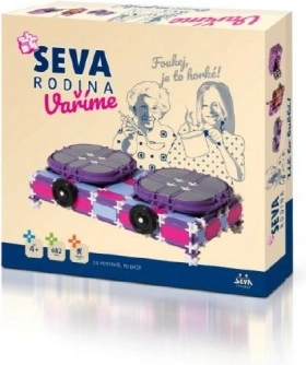 SEVA konstruktors Ģimene Gatavojam – virtuves robots, plīts un mikroviļņu krāsns, 682 detaļas