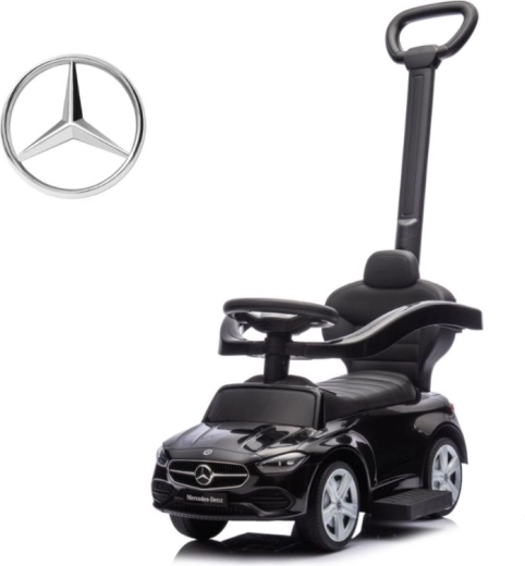 Stumjamā mašīna ar vadības rokturi MERCEDES C‑Class, melna