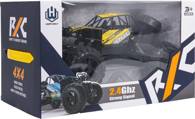 RC Off-Road Crawler ROCK Yellow 1:14