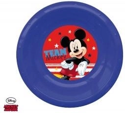 3D plastic plate Mickey - 1 piece