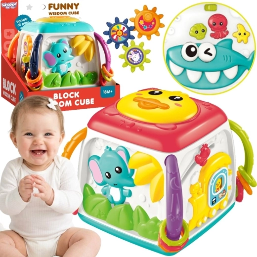WOOPIE BABY Interactive Multifunctional Educational Cube for Children from 18 Months