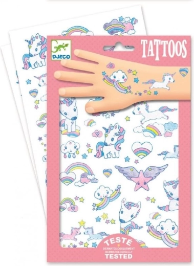 DJECO Temporary Unicorn Tattoos