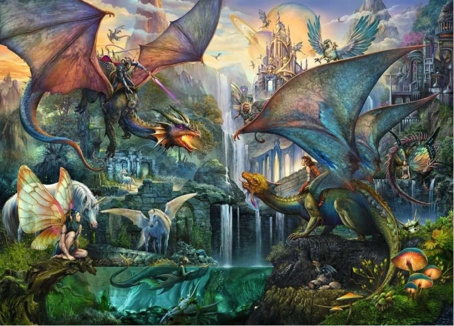 Ravensburger puzle Burvju pūķu mežs 9000 gabali