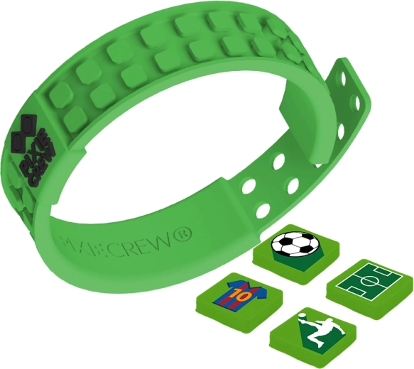 PIXIE CREW football pixel bracelet green