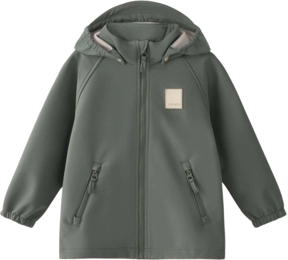 Leokid softshell jaka Lake agave green, izm. 80
