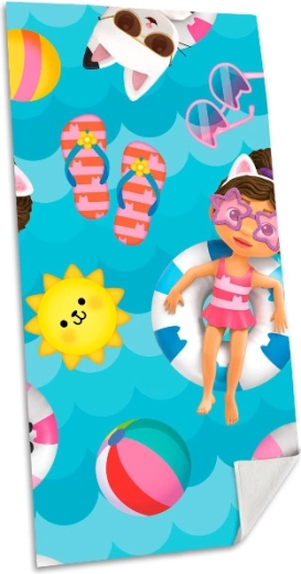 Pludmales dvielis Gabby’s Dollhouse 140 × 70 cm