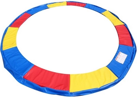 Krāsains trampolīnas atsperu pārsegs 244–250 cm (8 ft)