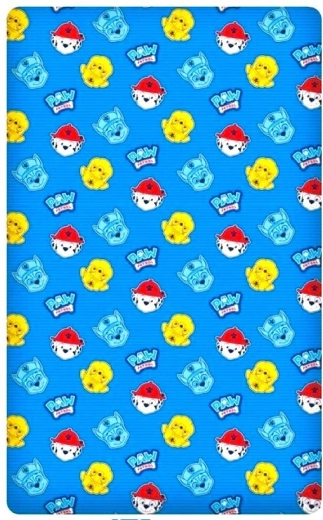 Paw Patrol Bed Sheet 90 × 200 cm
