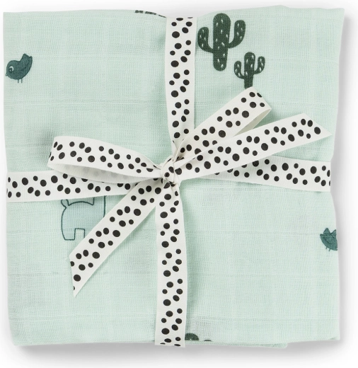 Done by Deer Lalee Blue Muslin Swaddle