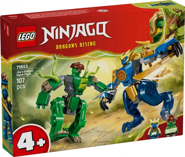Lego Ninjago kauja Džeja pūķa mehos