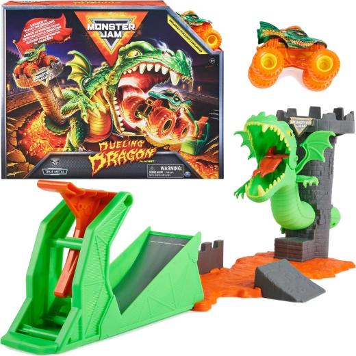 Monster Jam spēļu komplekts Dueling Dragon 1:64