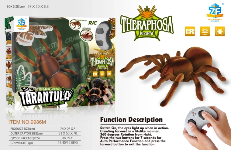 Tālvadības vadīta tarantula