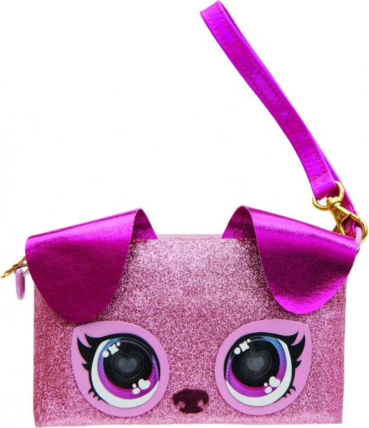 Bērnu somiņa PURSE PETS – kucēns ar izgaismotām acīm