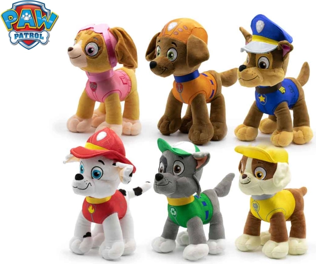 Paw Patrol klasiskie plīša kucēni, 21 cm
