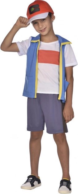 Bērnu kostīms Pokemon Ash bērniem no 4 līdz 6 gadiem