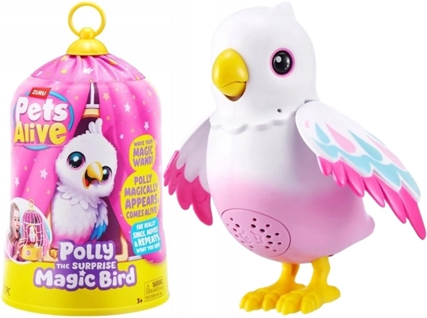 ZURU Pets Alive Polly burvju putniņš ar pārsteigumu