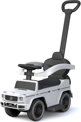 Children's ride-on toy with push handle Mercedes-Benz G-Class Baby Mix white
