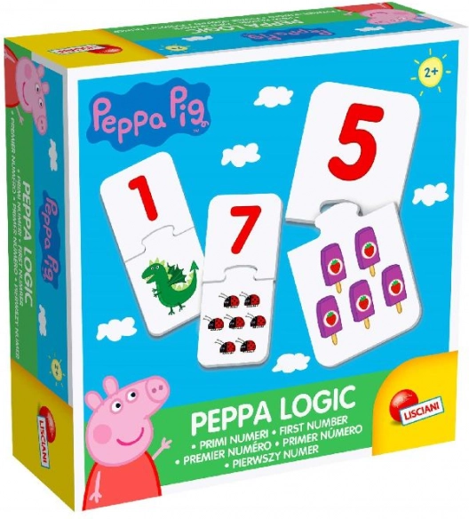 Peppa Pig divdaļīgs puzlis pašiem mazākajiem