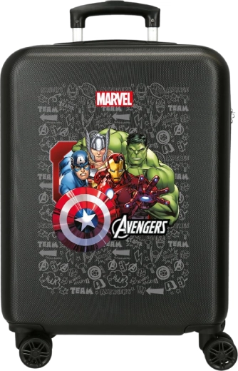 Marvel Avengers Black Hardshell Children's Suitcase 55 cm 34 l