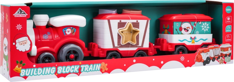 Christmas Train with Carriages and Shape Sorter