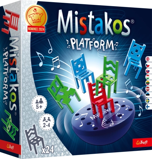 Mistakos: Rotating Platform – a dexterity board game by Trefl