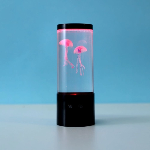 LED lampa ar peldošām medūzām – maza