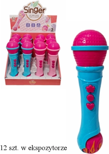 Kids' microphone with sounds, melodies, and lights