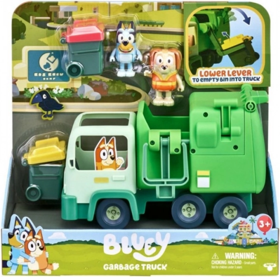 Bluey Garbage Truck Set