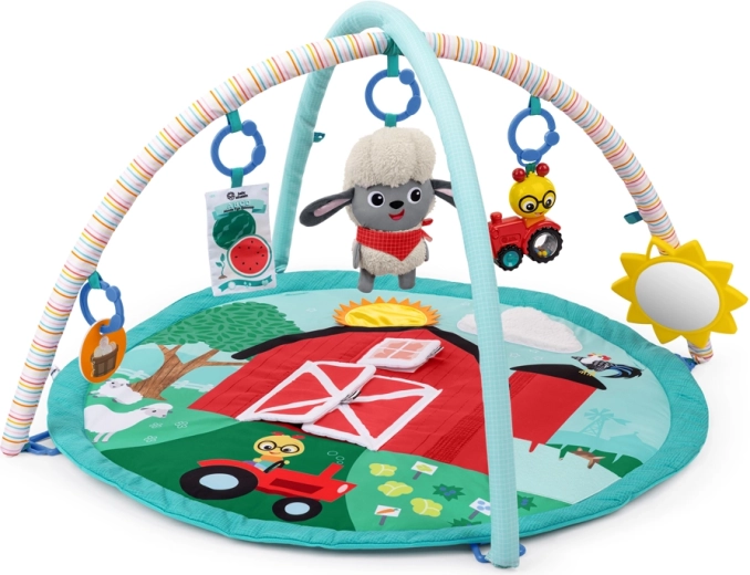 Baby Einstein Happy Harvest Touch & Feel Play Mat with Gym